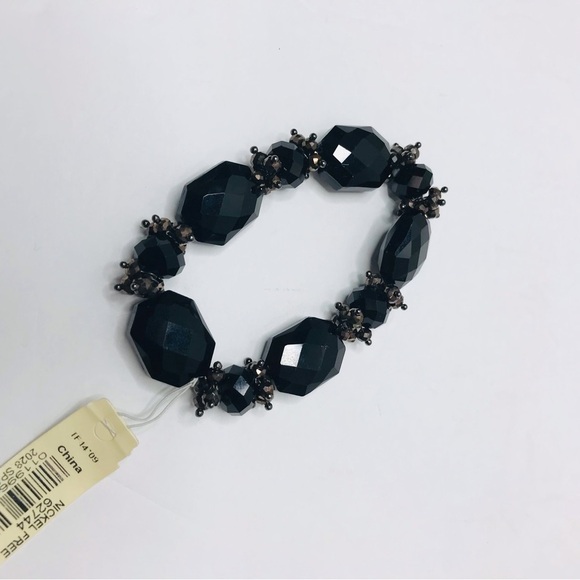 2028 Black Beaded Bracelet - Picture 3 of 4